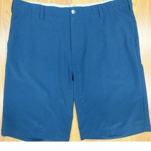 ADIDAS GOLF REGULAR FIT SHORTS POLY/SPANDEX NAVY Sz 38